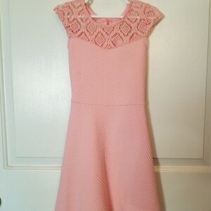 Beautiful little girls pink dress